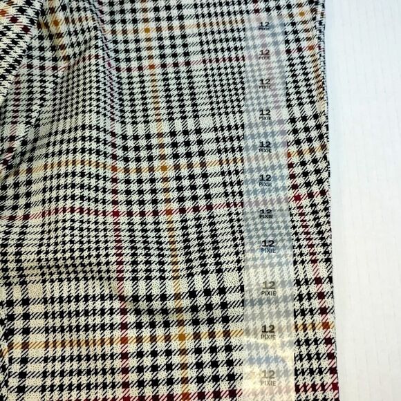 Old Navy Pixie High Rise Checkered Pants - Size 12 NEW w/Tags - Picture 4 of 6